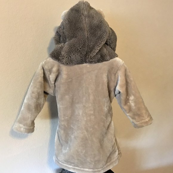 HUDSON BABY Soft Plush Baby Bathrobe | 0-9 Mnth - Picture 4 of 8